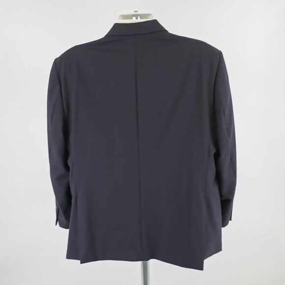 Pronto Uomo Blue Wool Basketweave 2 Button‎ Suit Jacket 46R Or Slim 48R - Picture 6 of 12